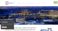 Desktop Screenshot of ddvalves.com